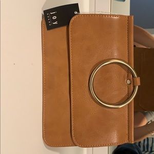 Brown leather purser (small)